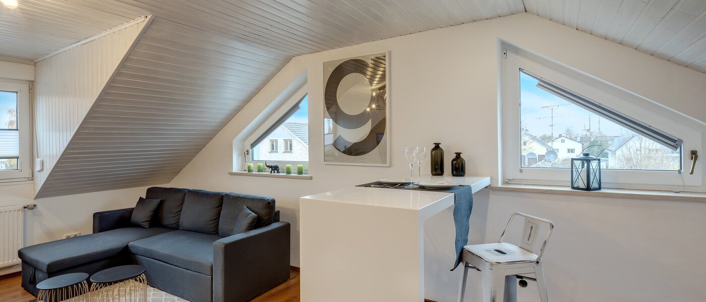 мансардная квартира München Lerchenau 01 жилое пространство 11948