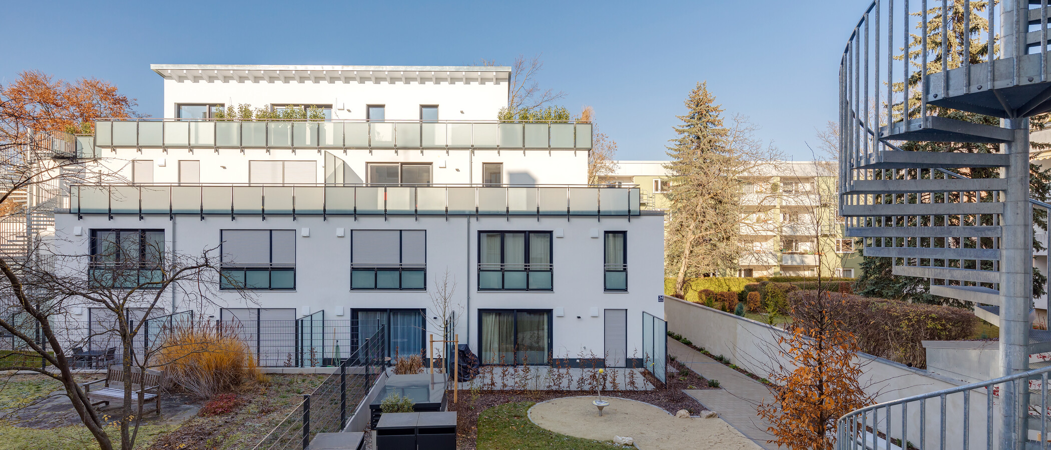 квартира München Milbertshofen 01 вид из окна 11966