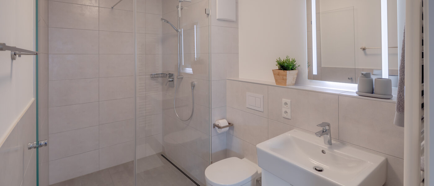 квартира München Milbertshofen 01 ванная комната 11972