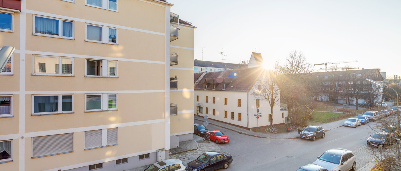 квартира München Milbertshofen 02 вид из окна 11972