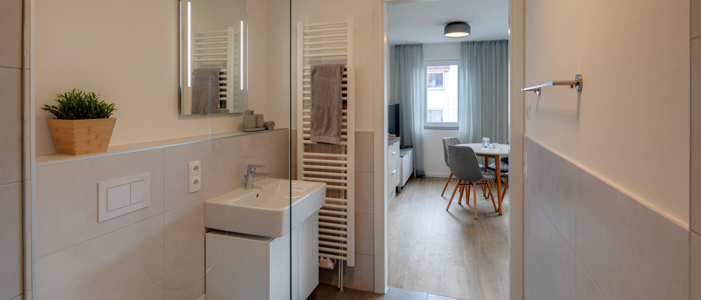 квартира München Milbertshofen 02 ванная комната 11976