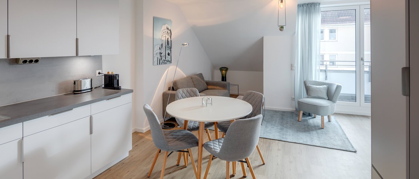 квартира München Milbertshofen 01 кухня 11977