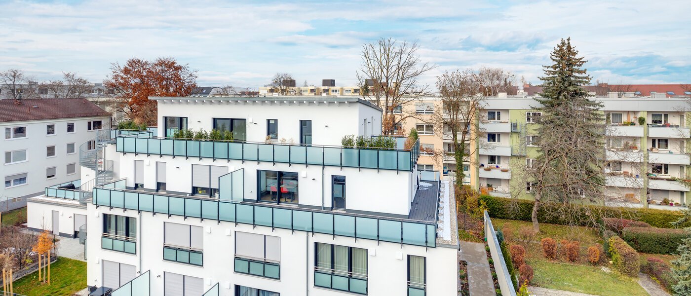 квартира München Milbertshofen 03 вид из окна 11977