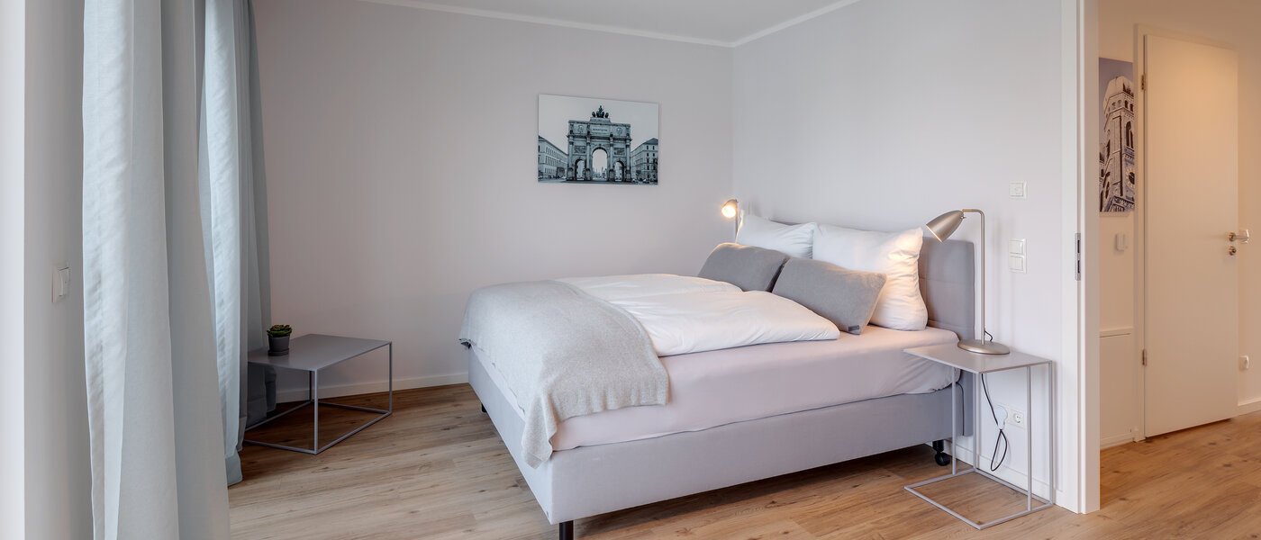 квартира München Milbertshofen 01 спальная комната 11977