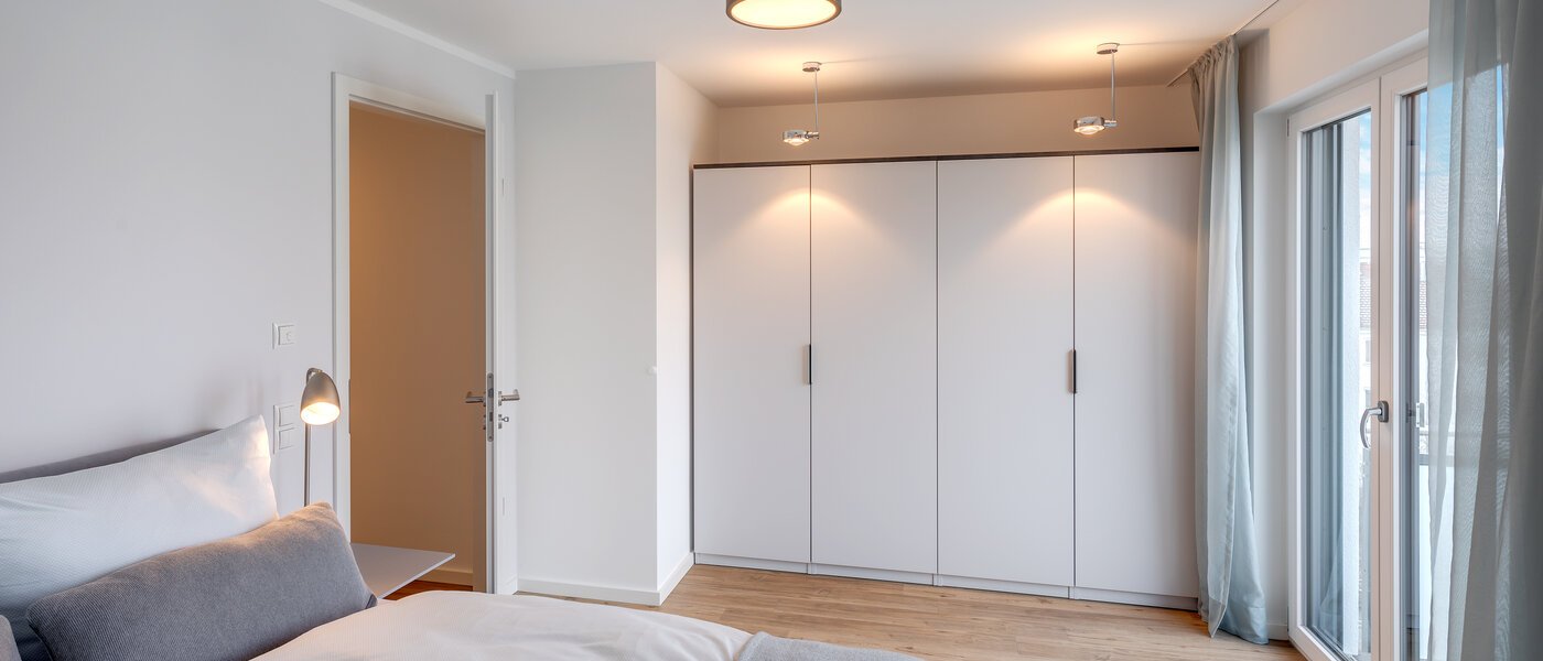 квартира München Milbertshofen 03 спальная комната 11977