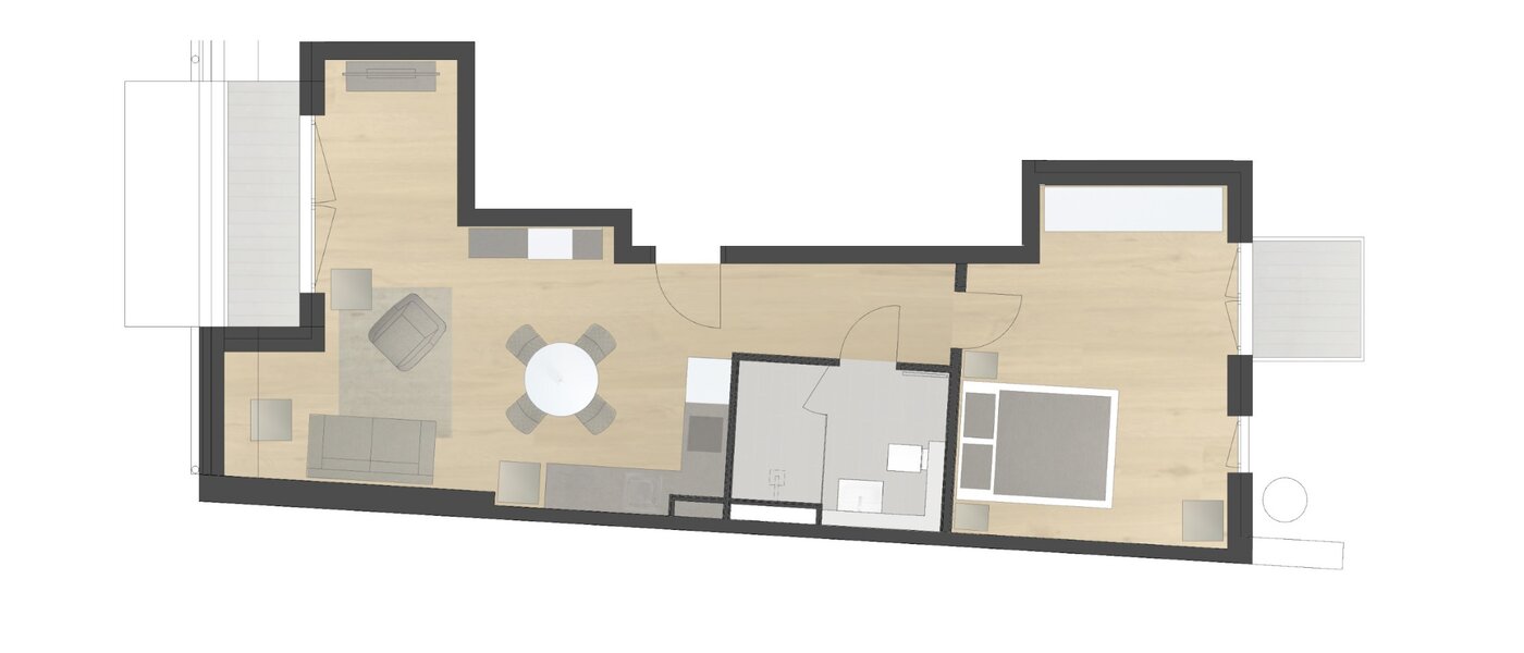 квартира München Milbertshofen 01 план этажа 11977