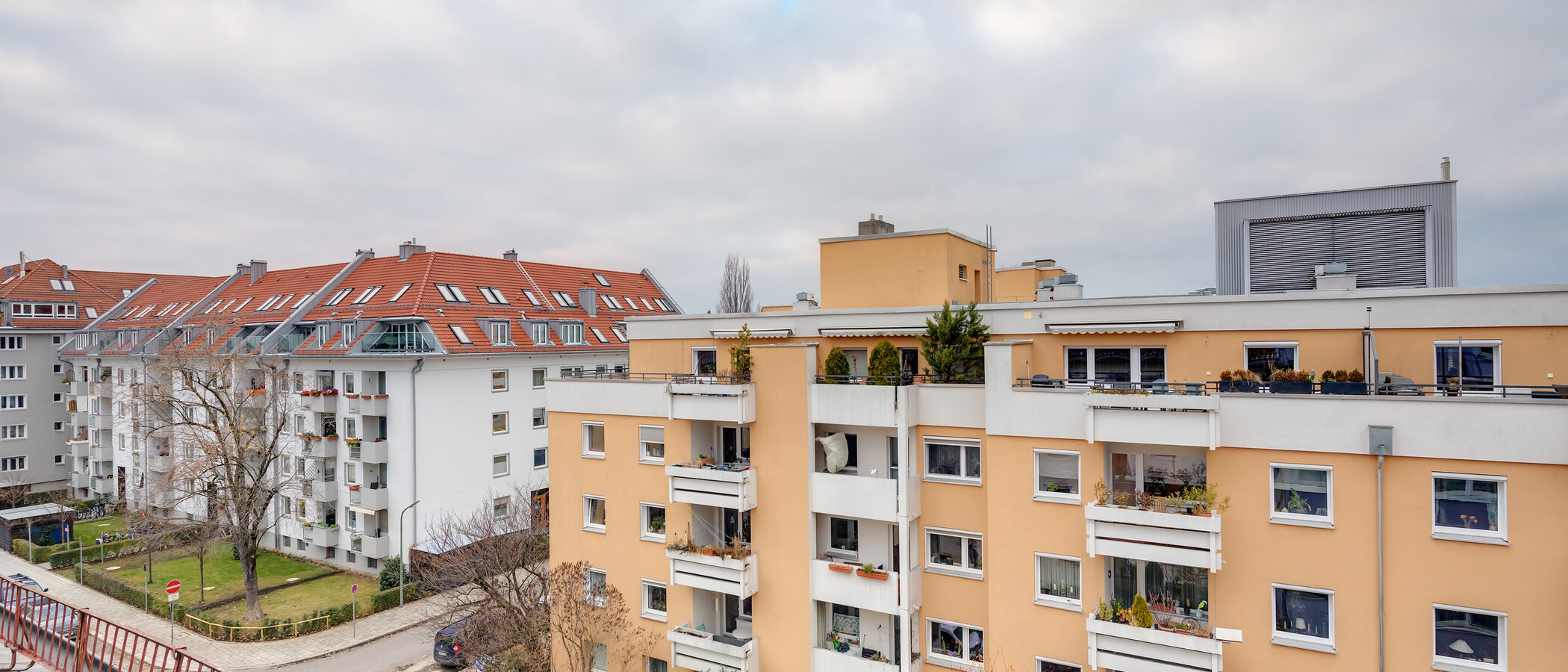 квартира München Milbertshofen 03 вид из окна 11984