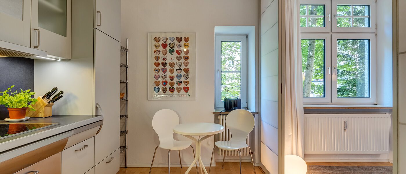 квартира München Bogenhausen 02 кухня 1203