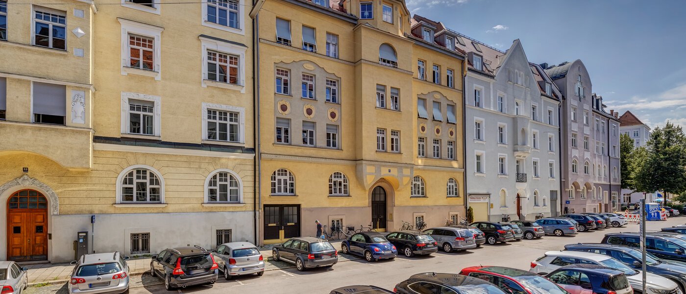 квартира München Bogenhausen 04 вид из окна 1203