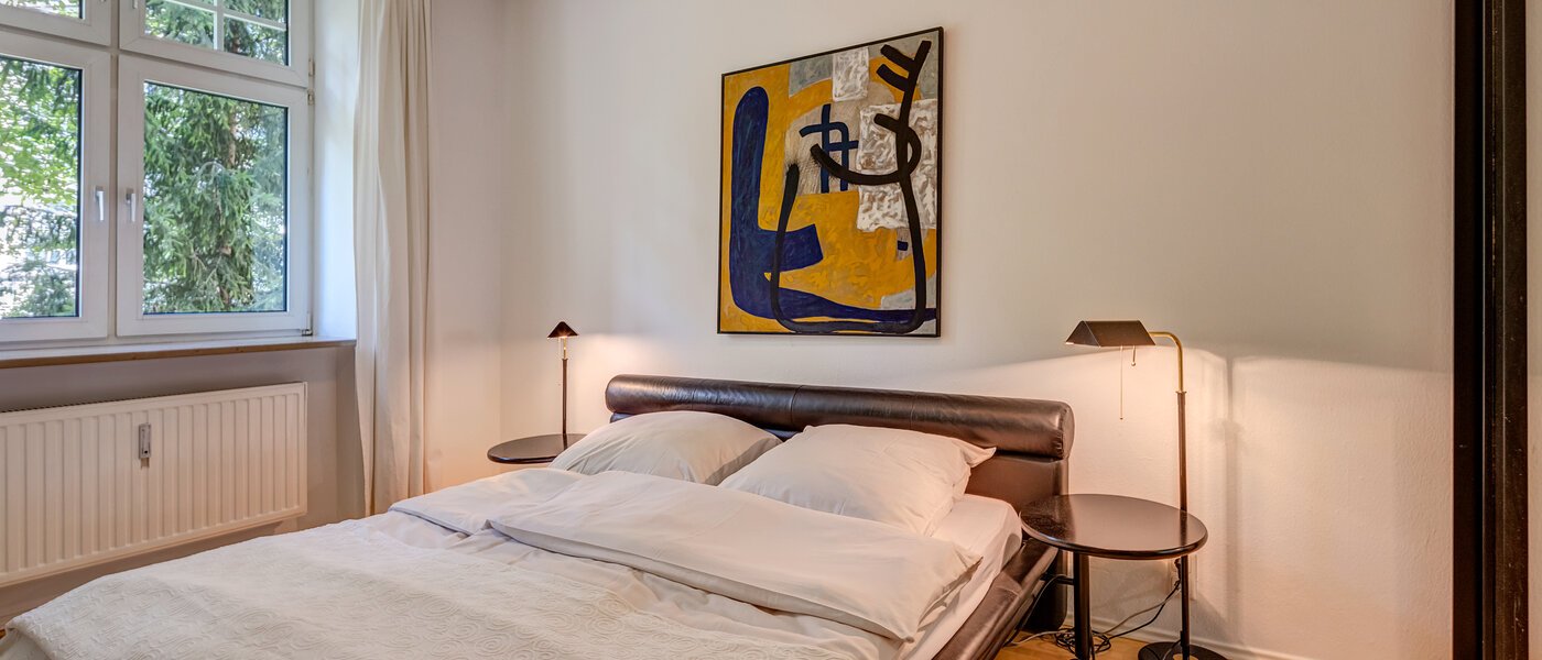 квартира München Bogenhausen 02 спальная комната 1203