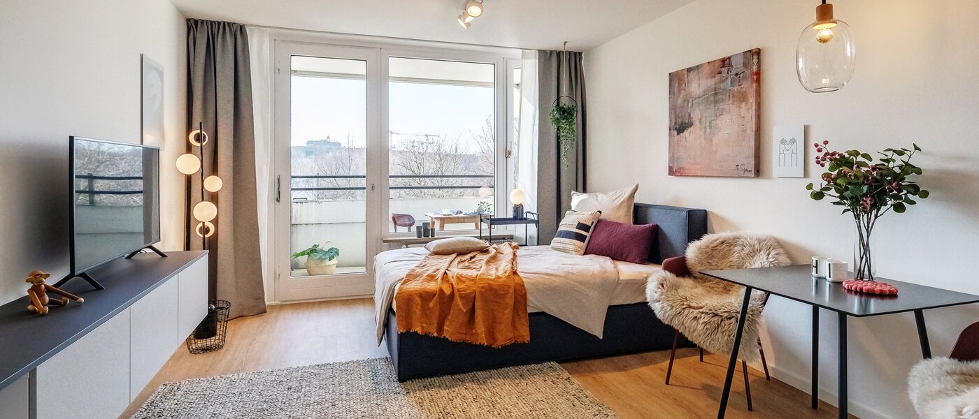 квартира München Haidhausen 01 жилое пространство 12031