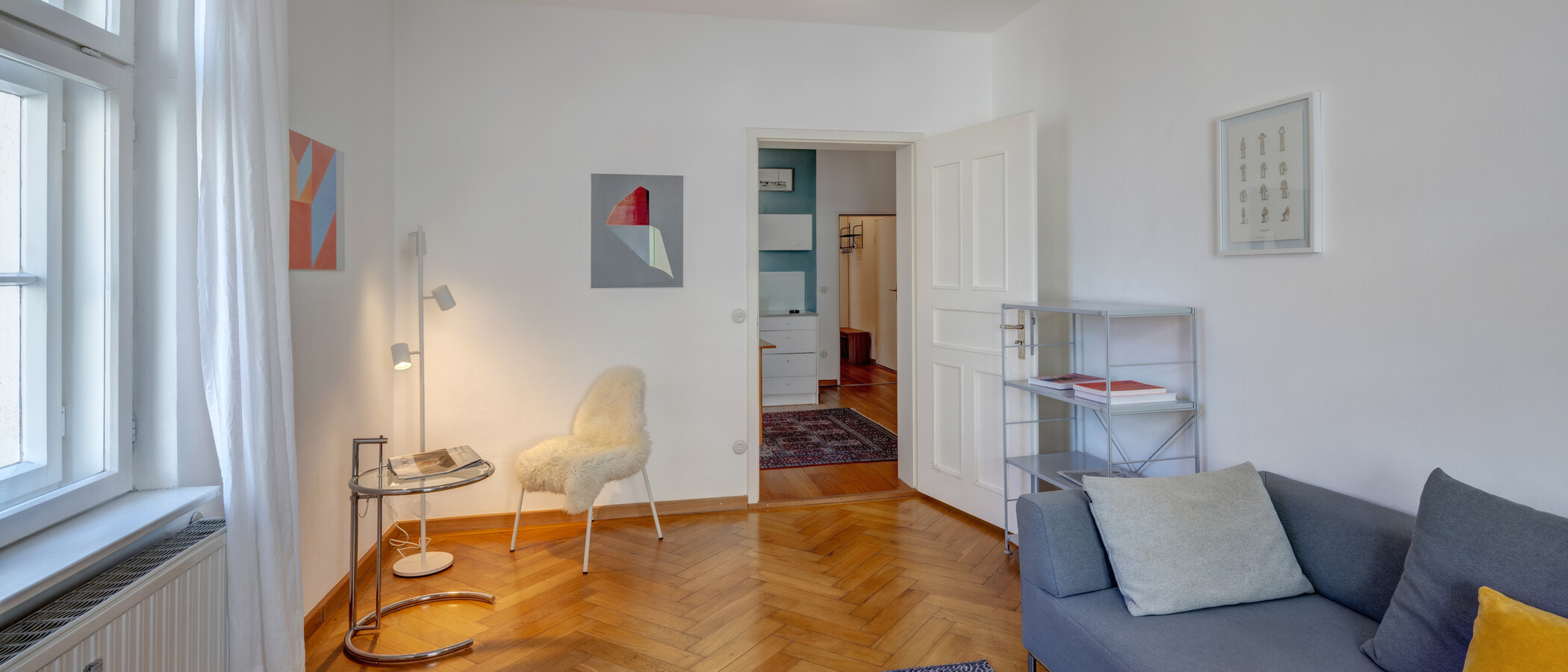 квартира München Haidhausen 02 гостиная 12036