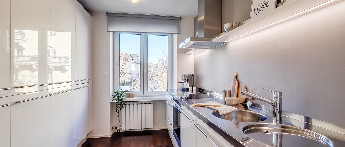 квартира München Schwabing 02 кухня 12071