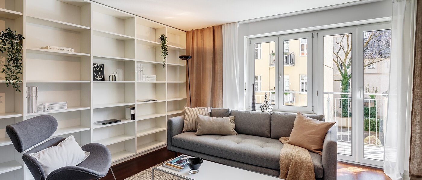 квартира München Schwabing 01 жилое пространство 12071