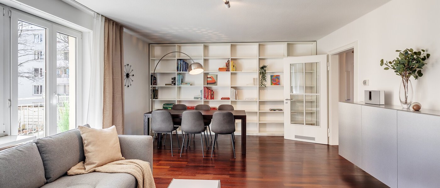 квартира München Schwabing 02 жилое пространство 12071