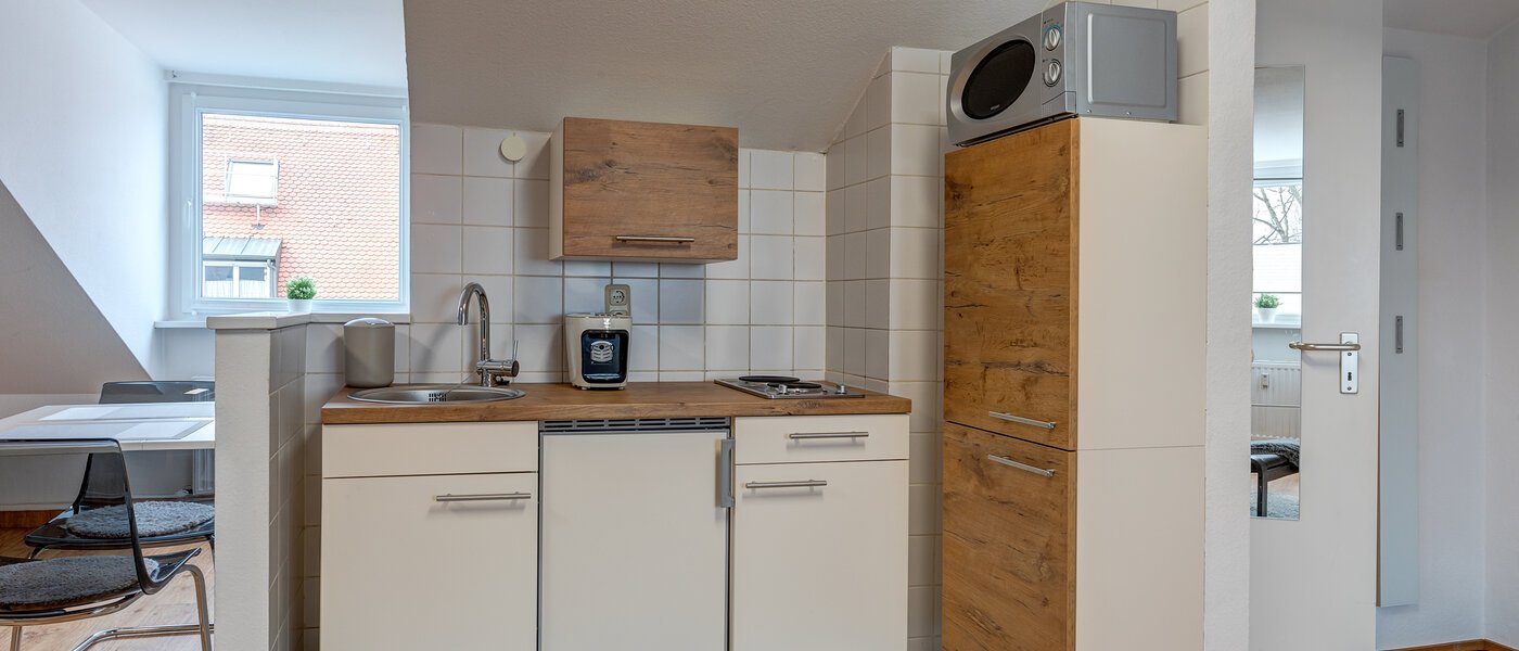 мансардная квартира München Au 01 кухня 12102