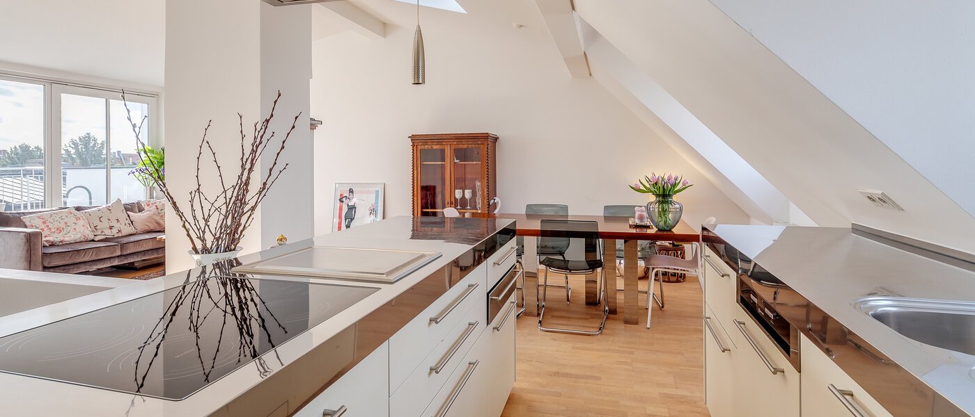 двухэтажная квартира München Ludwigsvorstadt 01 кухня 12126