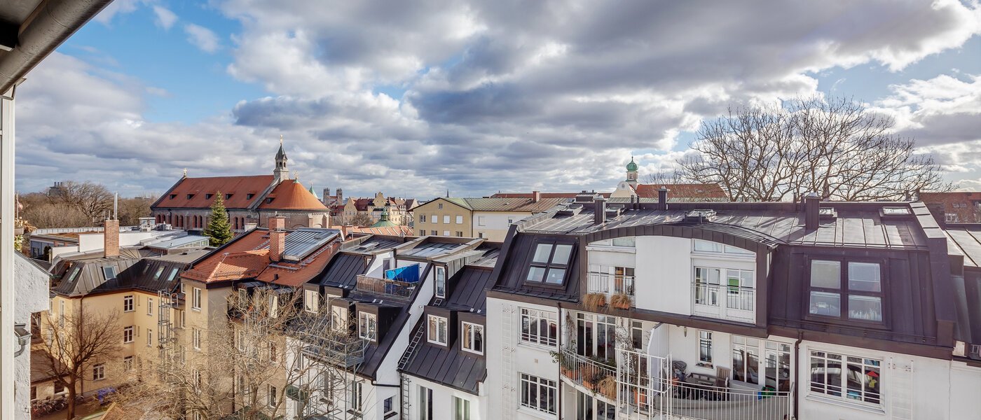 двухэтажная квартира München Ludwigsvorstadt 01 вид из окна 12126