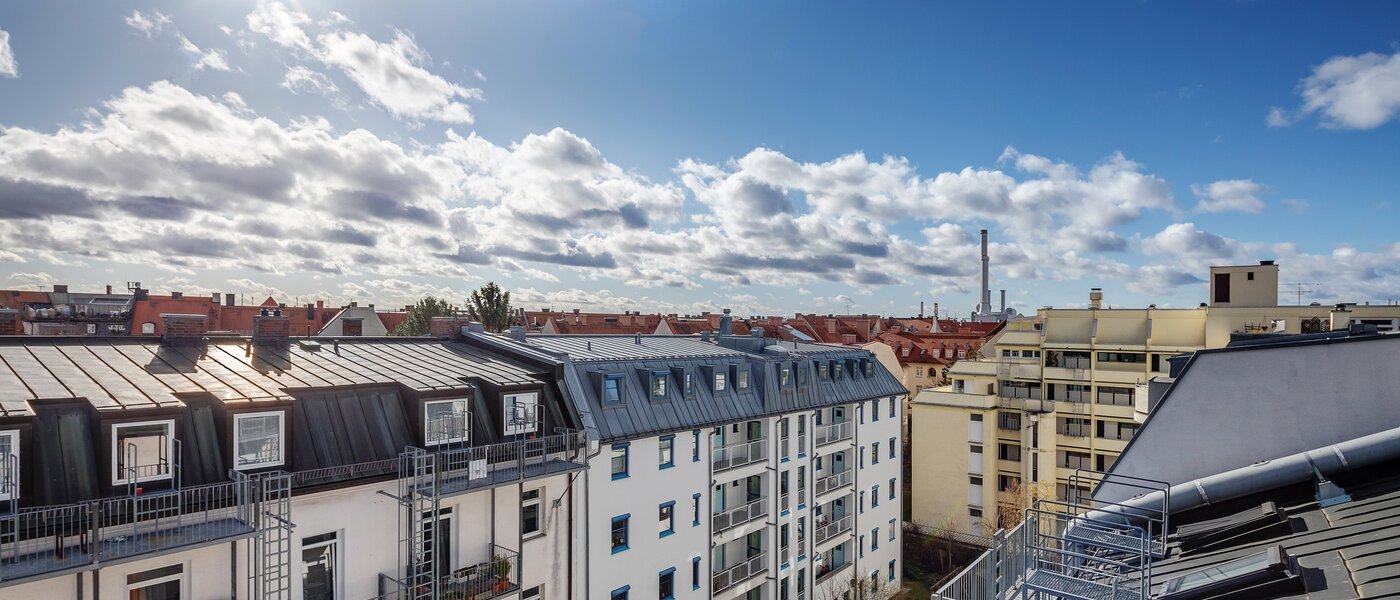 двухэтажная квартира München Ludwigsvorstadt 02 вид из окна 12126