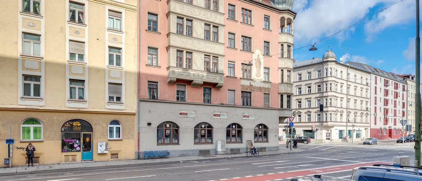 квартира München Haidhausen 01 вид из окна 12142