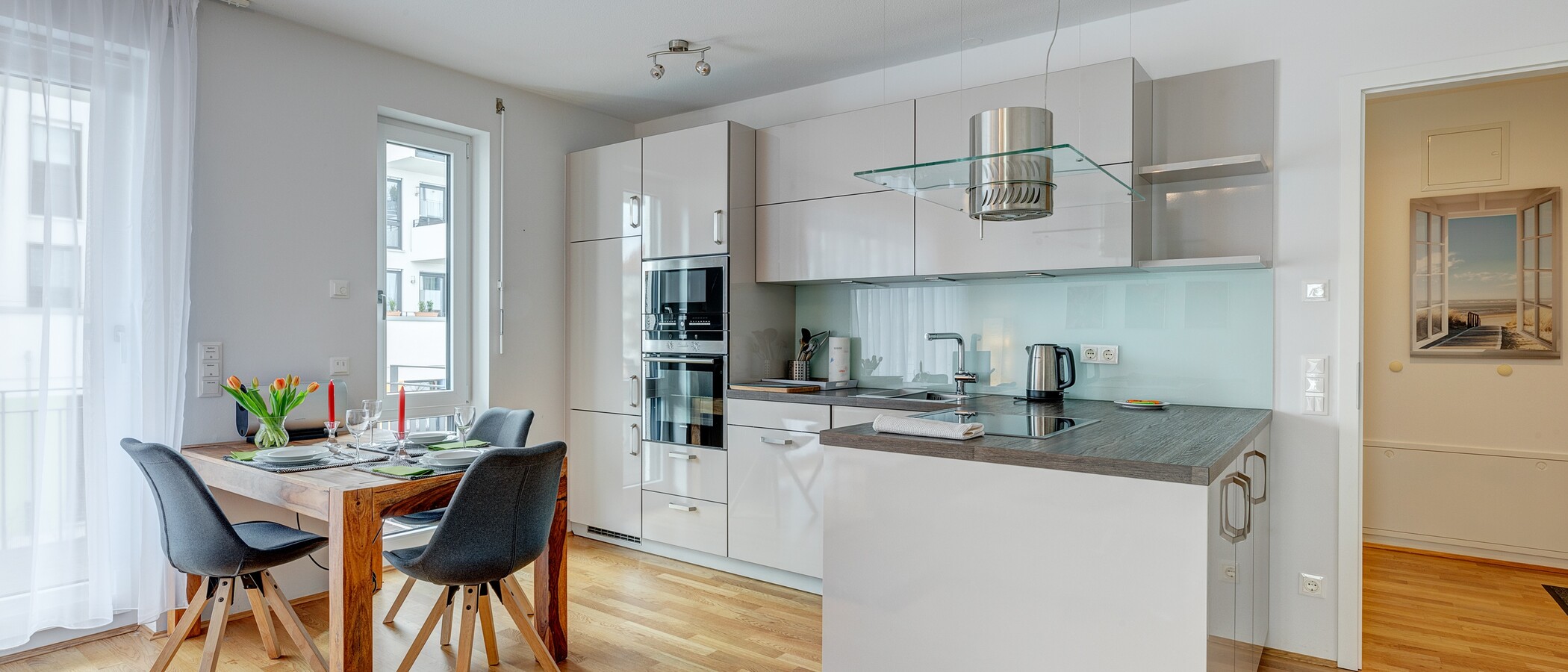 квартира München Giesing 01 кухня 12147