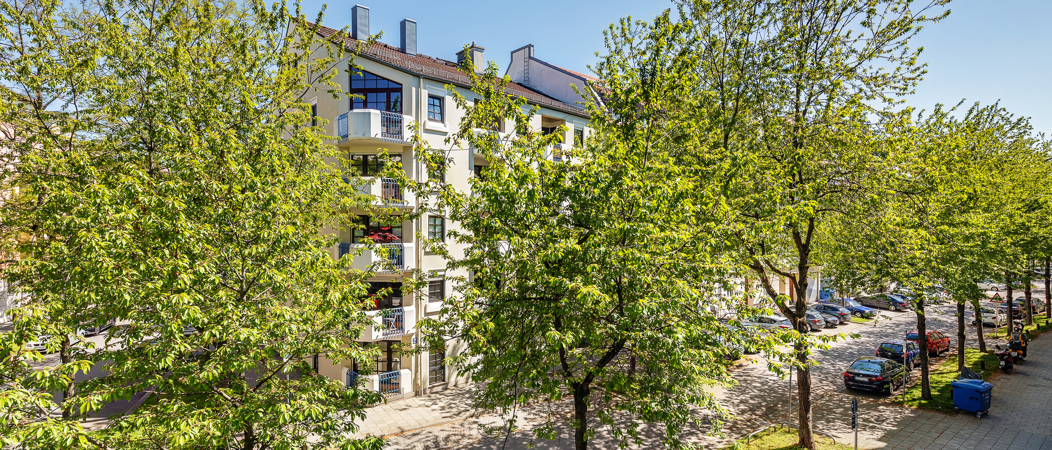 квартира München Schwabing-West 03 вид из окна 12170