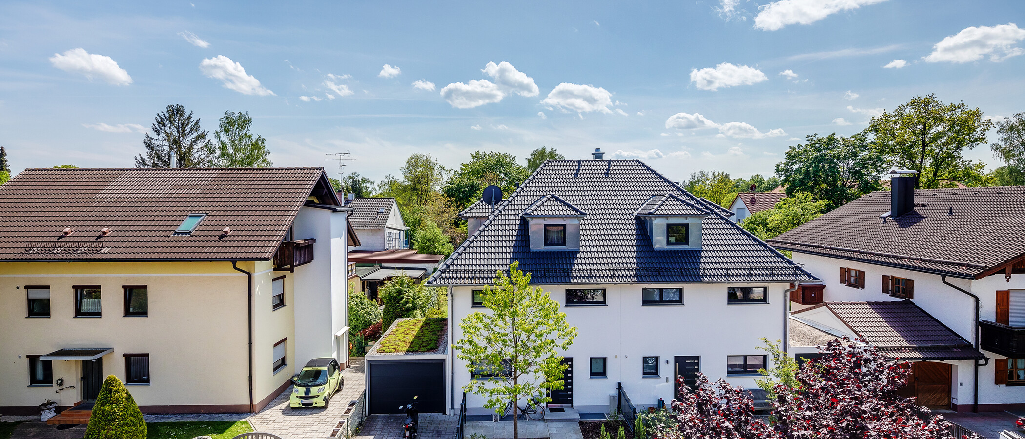 мансардная квартира München Waldperlach 02 вид из окна 12208