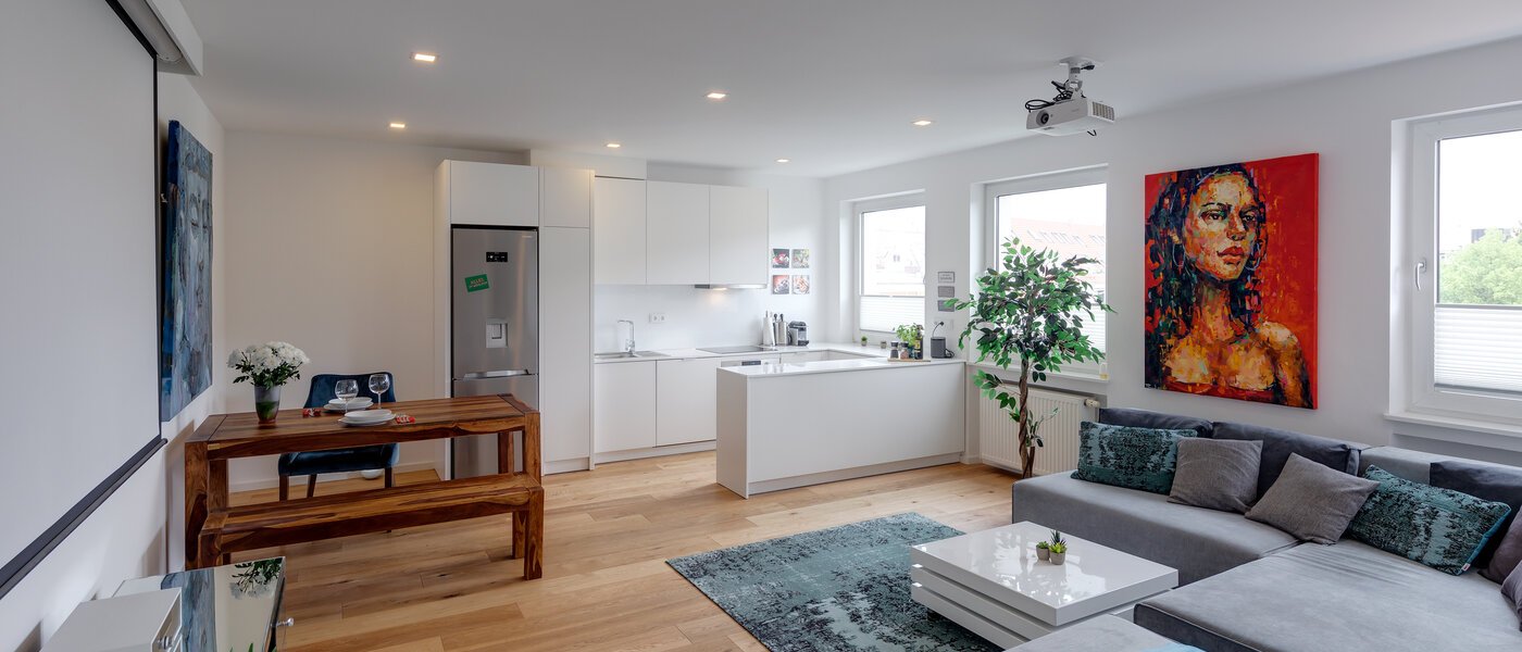 квартира München Westpark 01 жилое пространство 12215