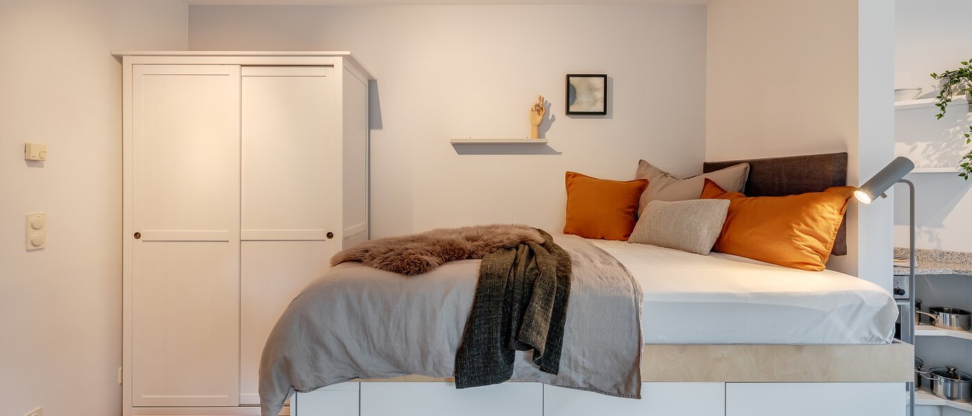 квартира München Schwabing 01 зона для сна 12216