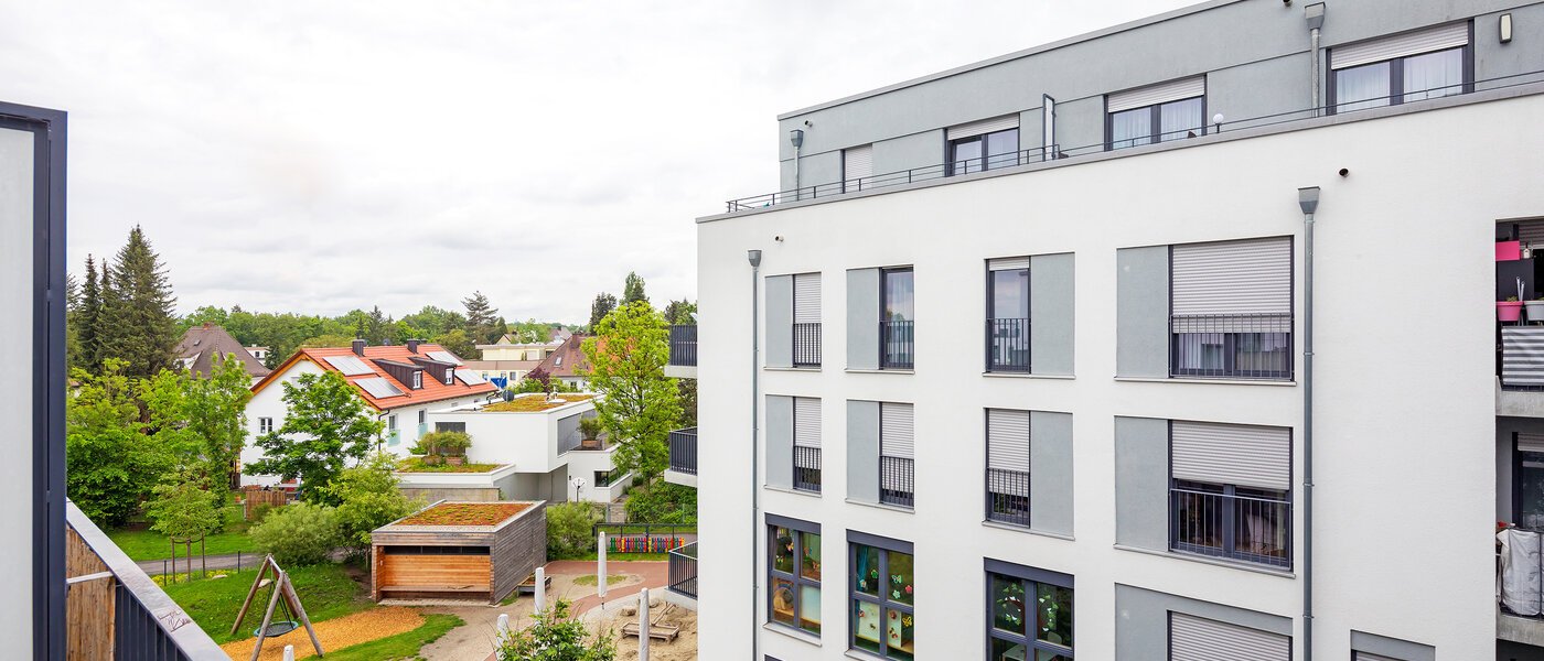 квартира München Moosach 01 вид из окна 12221