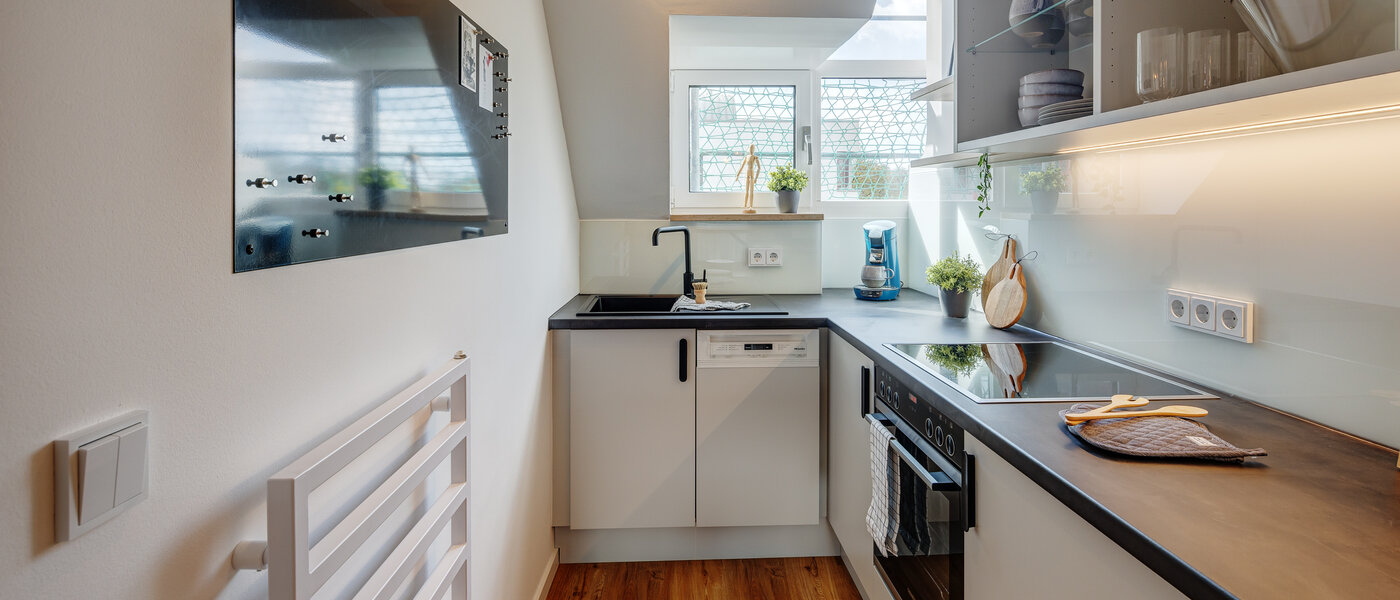 мансардная квартира München Lehel 02 кухня 12257