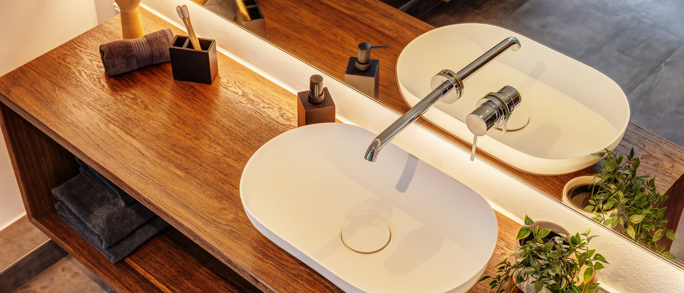 мансардная квартира München Lehel 02 ванная комната 12257