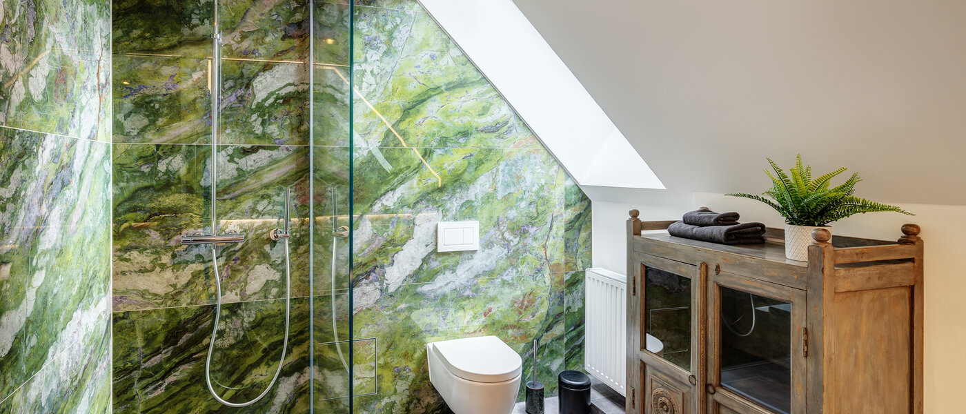 мансардная квартира München Lehel 04 ванная комната 12257