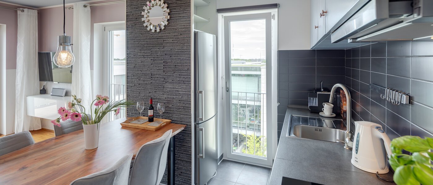 квартира München Messestadt Riem 03 кухня 12258