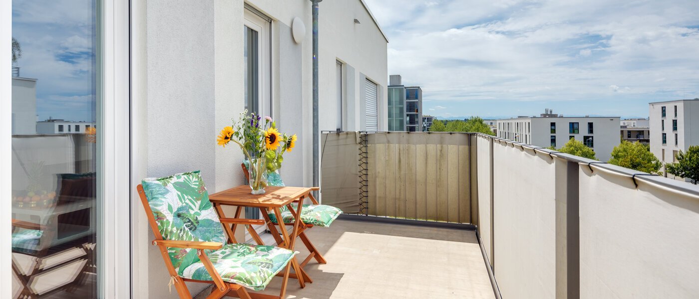 квартира München Messestadt Riem 01 балкон 12258