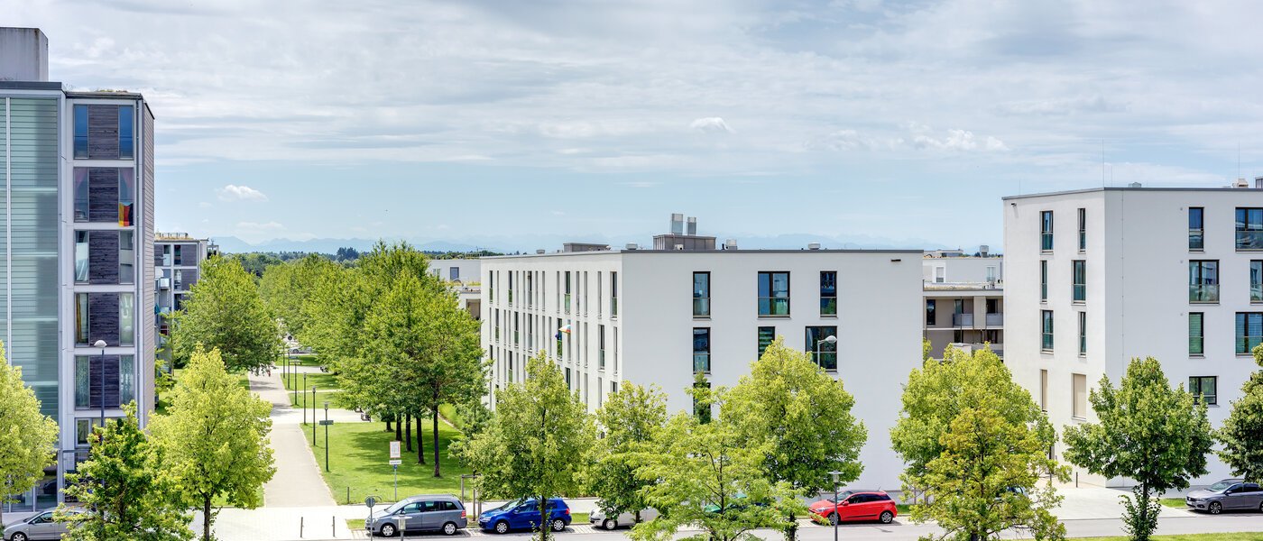 квартира München Messestadt Riem 02 вид из окна 12258