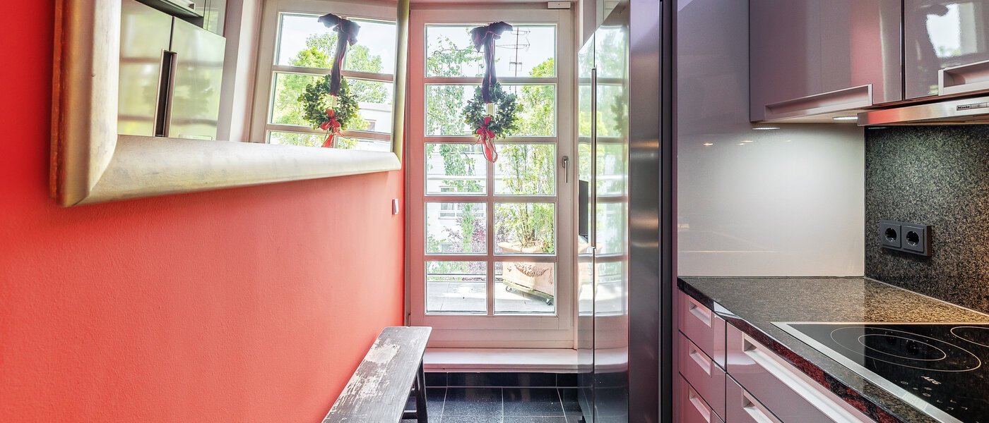 квартира München Herzogpark 01 кухня 12265