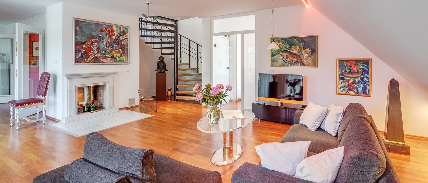 квартира München Herzogpark 02 жилое пространство 12265