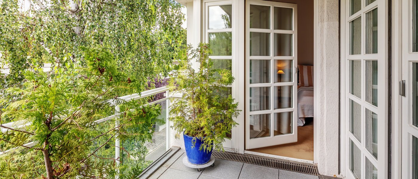 квартира München Herzogpark 01 2-ой балкон 12265