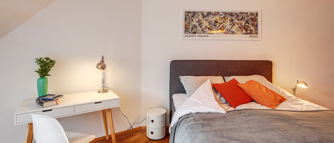 квартира München Gärtnerplatzviertel 02 спальная комната 12286