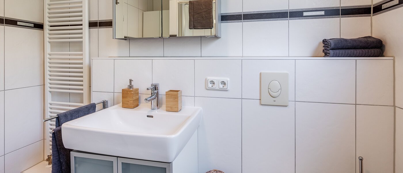 квартира с садом München Messestadt Riem 03 ванная комната 12287