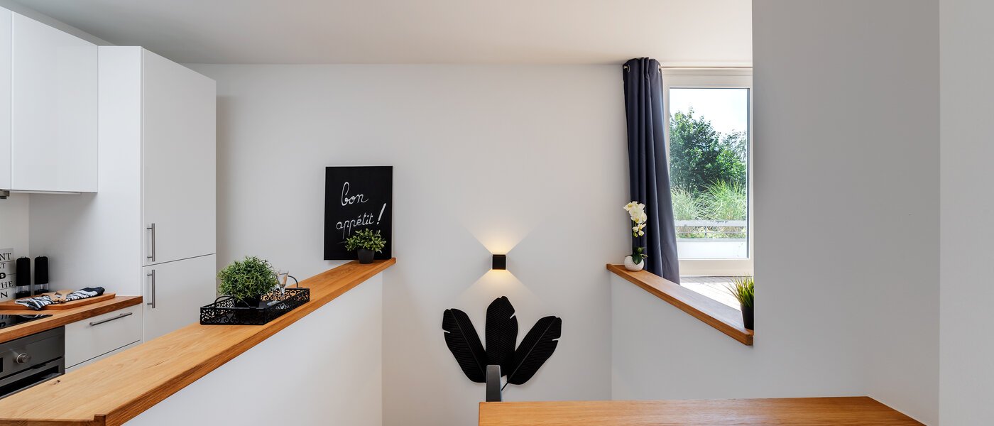 двухэтажная квартира München Moosach 01 коридор 12293