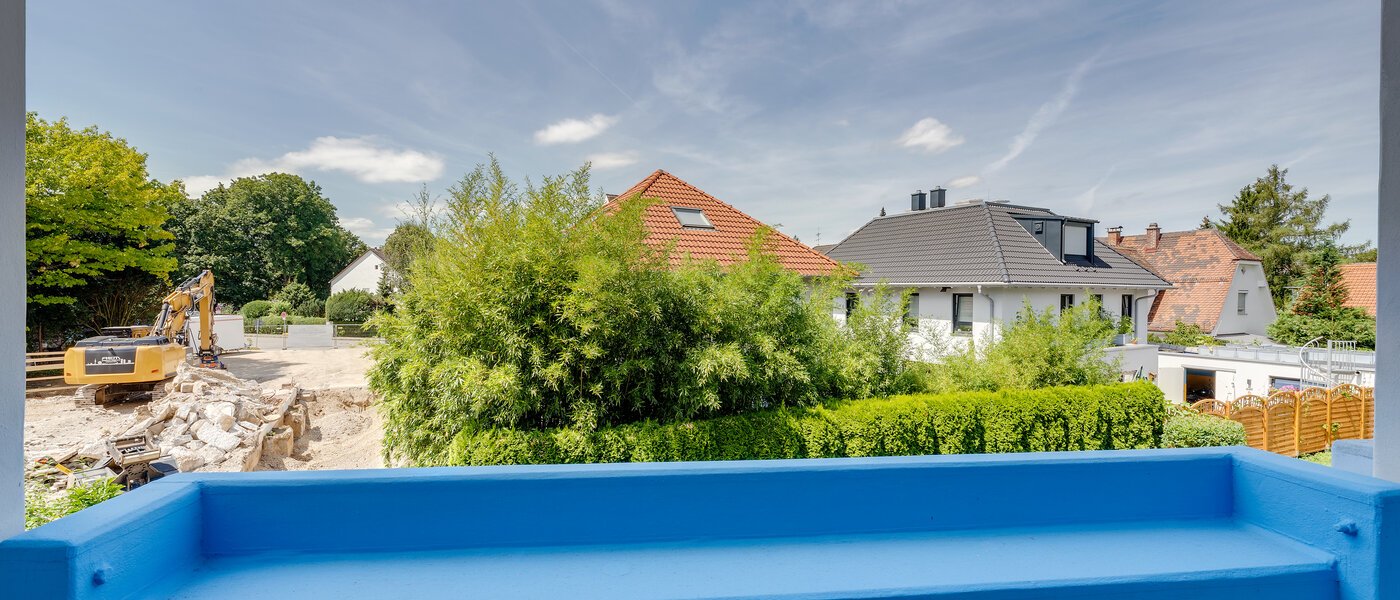 двухэтажная квартира München Moosach 03 вид из окна 12293