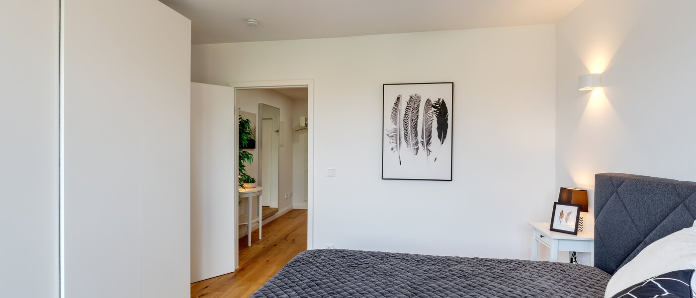 двухэтажная квартира München Moosach 03 спальная комната 12293