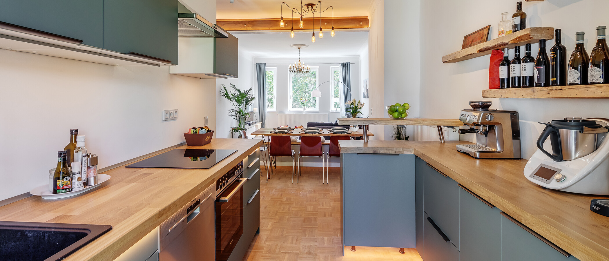 квартира München Schwabing 01 кухня 12306