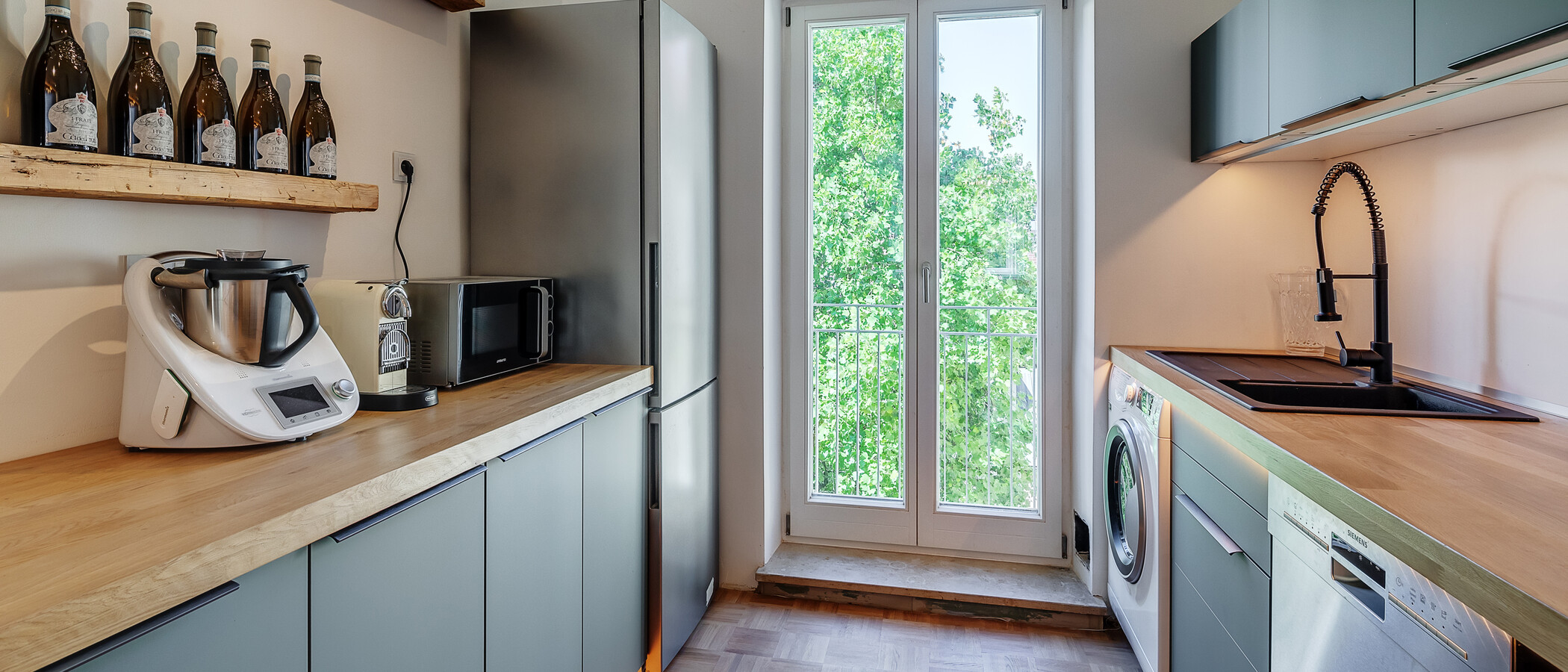 квартира München Schwabing 04 кухня 12306