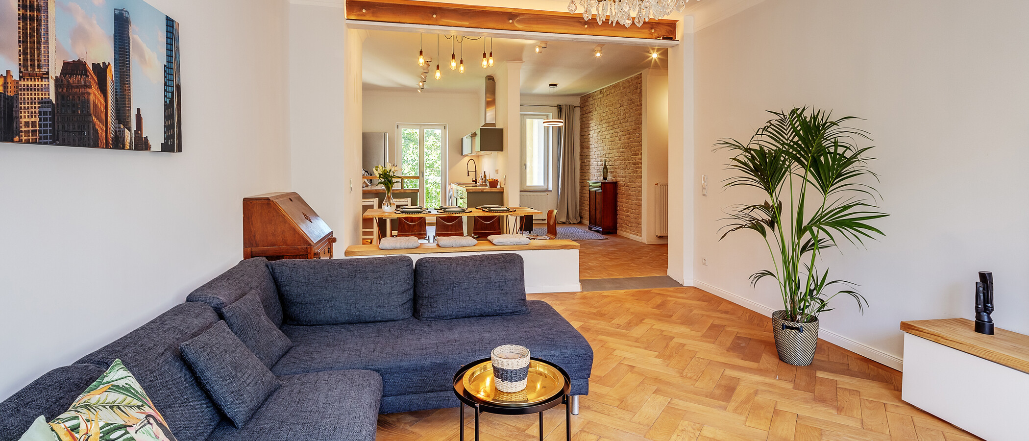 квартира München Schwabing 01 жилое пространство 12306