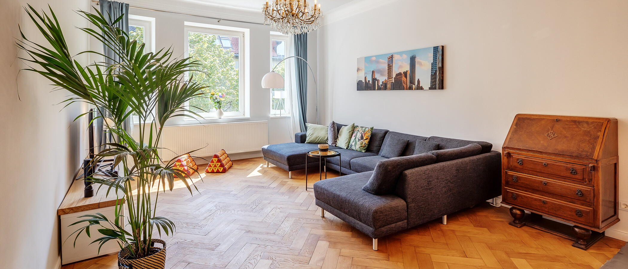 квартира München Schwabing 02 жилое пространство 12306