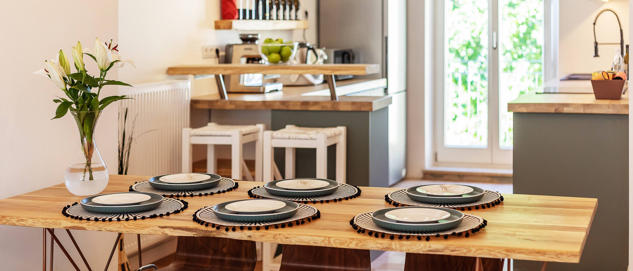 квартира München Schwabing 03 обеденная зона 12306