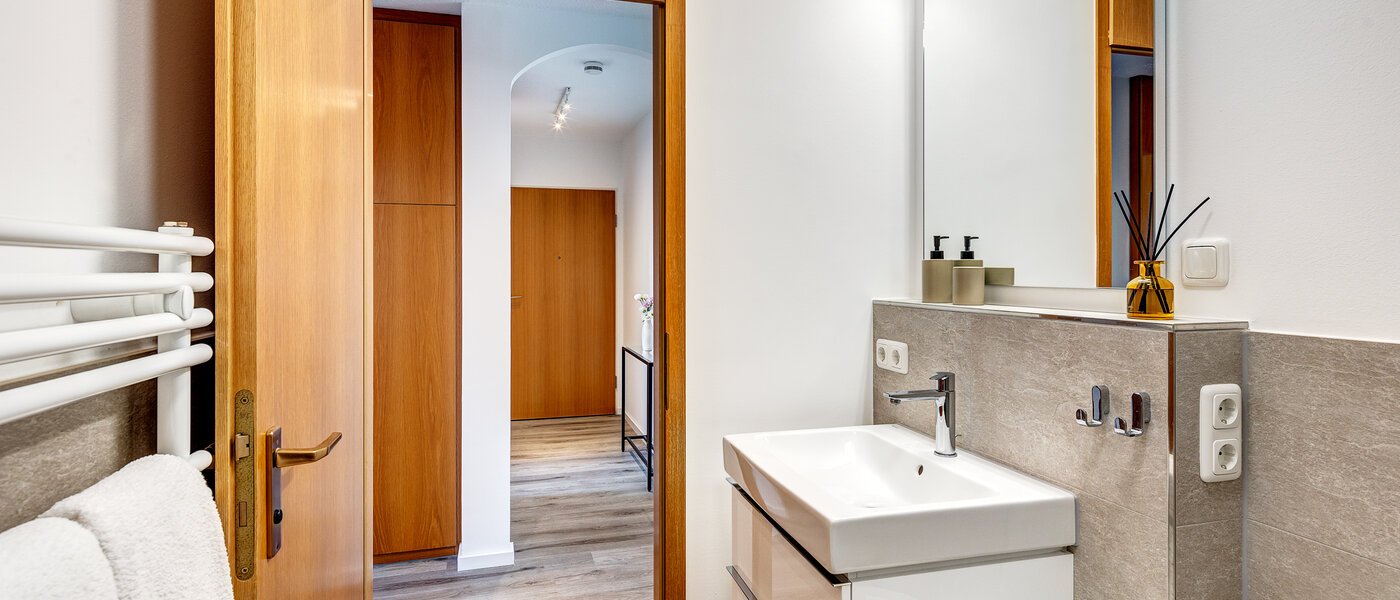 квартира München Moosach 03 ванная комната 12317